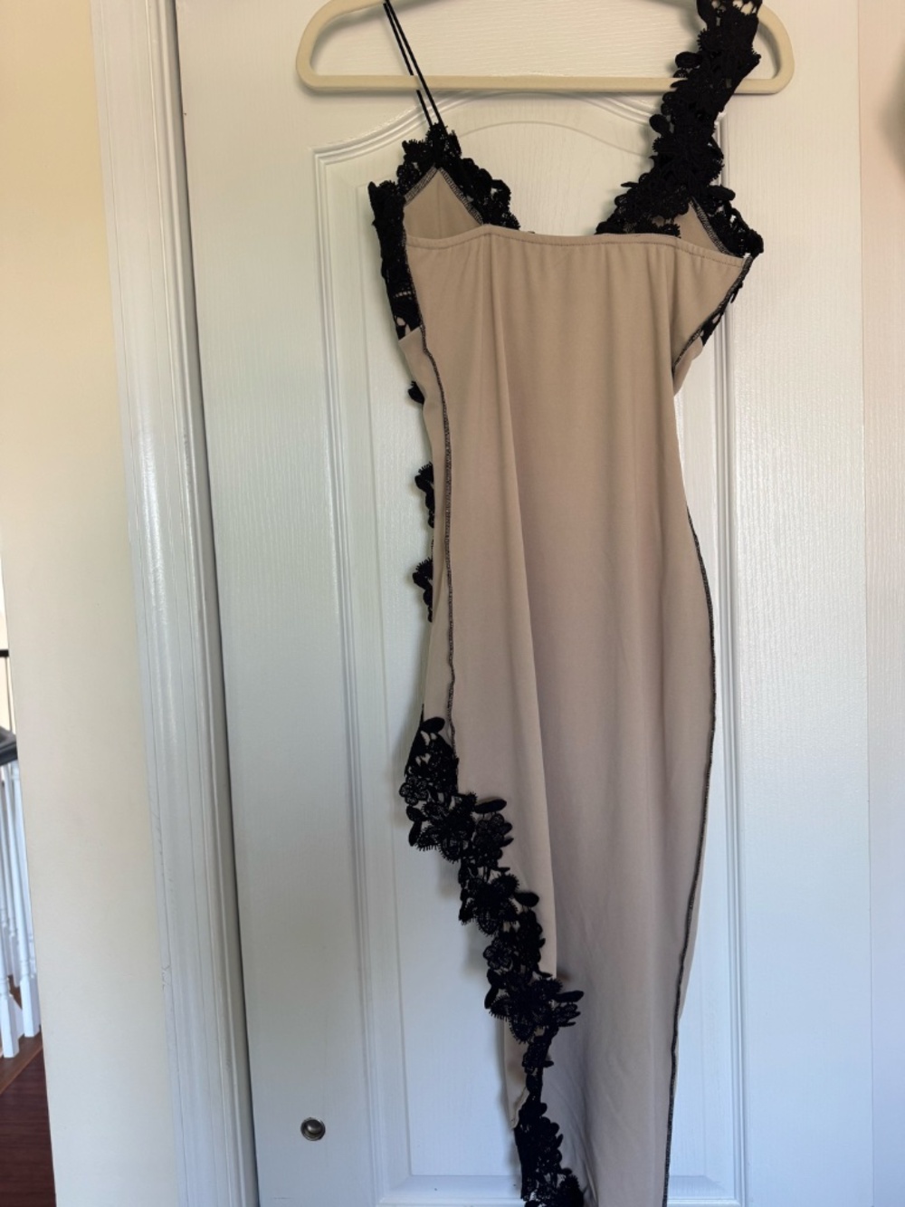 Simran Lace Asymmetric Midi Dress - Picture 3 of 3